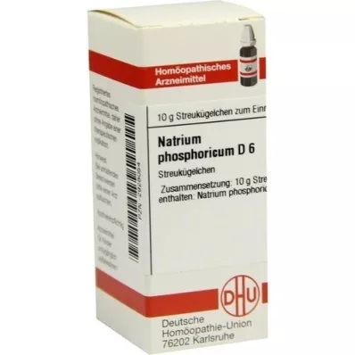 NATRIUM PHOSPHORICUM D 6 kroglic, 10 g