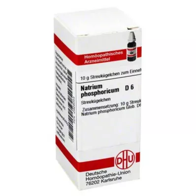 NATRIUM PHOSPHORICUM D 6 kroglic, 10 g