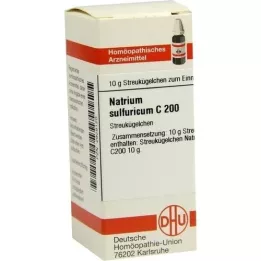 NATRIUM SULFURICUM C 200 kroglic, 10 g