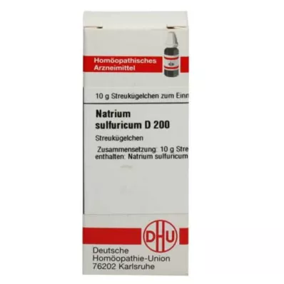 NATRIUM SULFURICUM C 200 kroglic, 10 g NATRIUM SULFURICUM C 200 kroglic, 10 g
