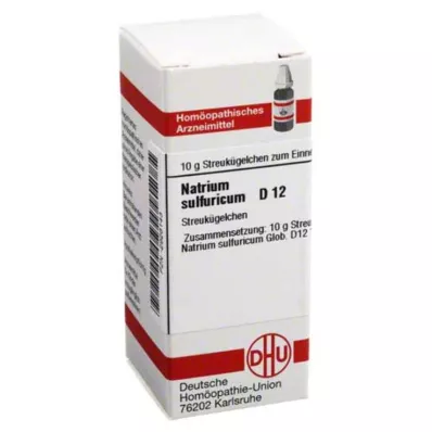 NATRIUM SULFURICUM D 12 kroglic, 10 g