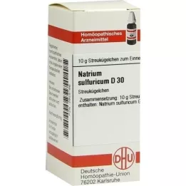 NATRIUM SULFURICUM D 30 kroglic, 10 g