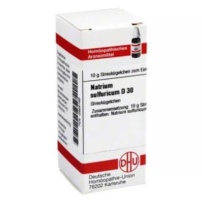 NATRIUM SULFURICUM D 30 kroglic, 10 g