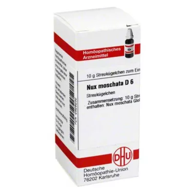 NUX MOSCHATA D 6 kroglic, 10 g