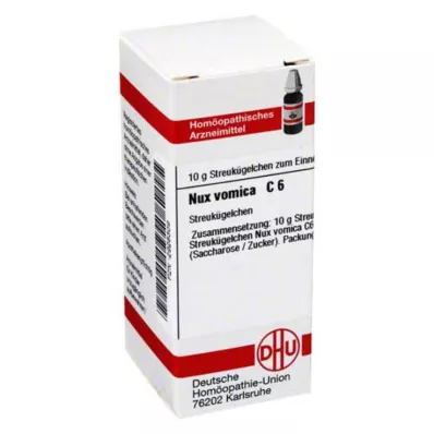 NUX VOMICA C 6 kroglic, 10 g