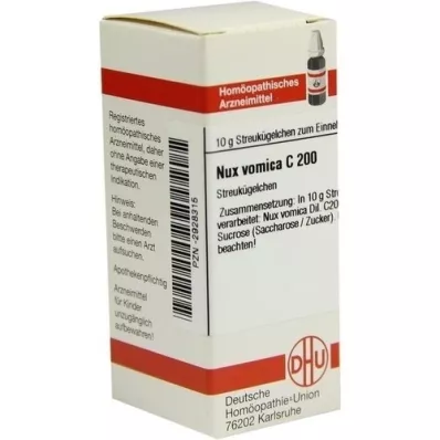 NUX VOMICA C 200 kroglic, 10 g