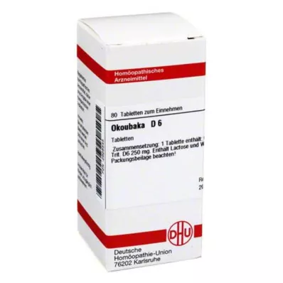OKOUBAKA D 6 tablete, 80 kapsul