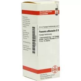 PAEONIA OFFICINALIS Raztopina D 3, 20 ml
