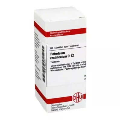 PETROLEUM RECTIFICATUM D 12 tablet, 80 kapsul PETROLEUM RECTIFICATUM D 12 tablet, 80 kapsul