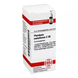PLUMBUM METALLICUM C 30 kroglic, 10 g