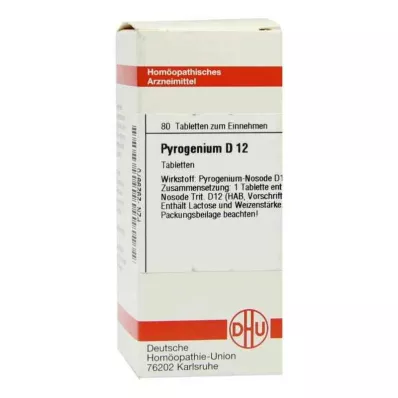 PYROGENIUM D 12 tablet, 80 kapsul PYROGENIUM D 12 tablet, 80 kapsul