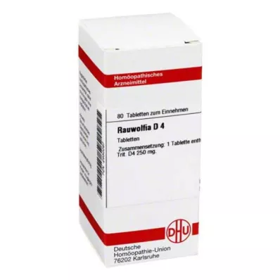RAUWOLFIA D 4 tablete, 80 kapsul
