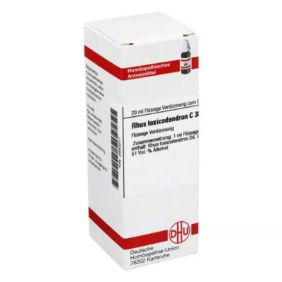 RHUS TOXICODENDRON Raztopina C 30, 20 ml RHUS TOXICODENDRON Raztopina C 30, 20 ml