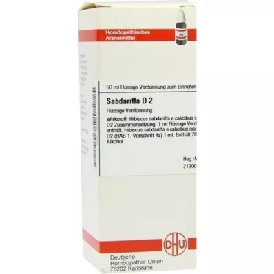 SABDARIFFA Raztopina D 2, 50 ml