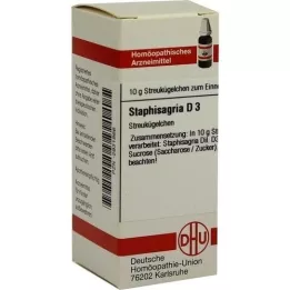 STAPHISAGRIA D 3 globule, 10 g