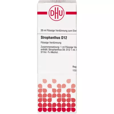 STROPHANTHUS Raztopina D 12, 20 ml