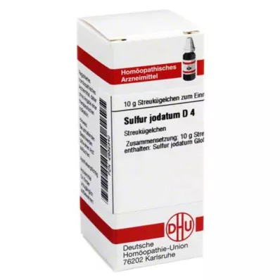 SULFUR JODATUM D 4 globule, 10 g SULFUR JODATUM D 4 globule, 10 g