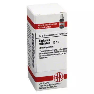 TARTARUS STIBIATUS D 12 kroglic, 10 g TARTARUS STIBIATUS D 12 kroglic, 10 g