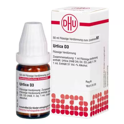 URTICA Raztopina D 3, 50 ml URTICA Raztopina D 3, 50 ml