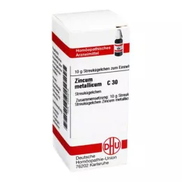 ZINCUM METALLICUM C 30 kroglic, 10 g