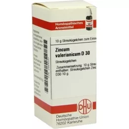 ZINCUM VALERIANICUM D 30 kroglic, 10 g