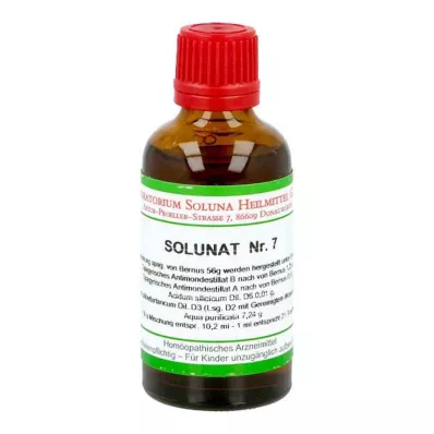 SOLUNAT Kapljice št. 7, 50 ml SOLUNAT Kapljice št. 7, 50 ml