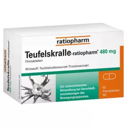 TEUFELSKRALLE-RATIOPHARM Filmsko obložene tablete, 50 kosov