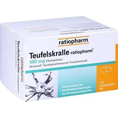 TEUFELSKRALLE-RATIOPHARM Filmsko obložene tablete, 100 kosov