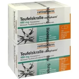 TEUFELSKRALLE-RATIOPHARM Filmsko obložene tablete, 200 kosov