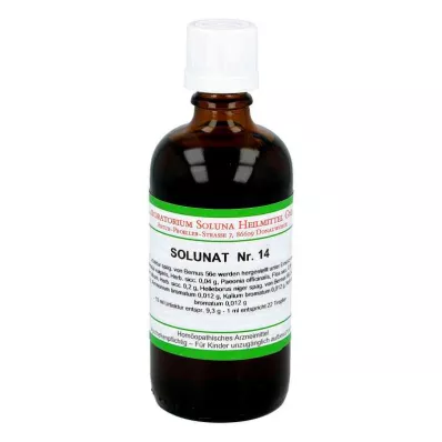 SOLUNAT Kapljice št. 14, 100 ml