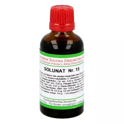 SOLUNAT Kapljice št. 15, 50 ml