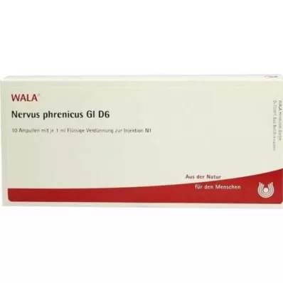 NERVUS PHRENICUS GL D 6 ampul, 10X1 ml