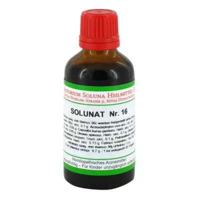 SOLUNAT Kapljice št. 16, 50 ml