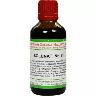 SOLUNAT Kapljice št. 21, 50 ml