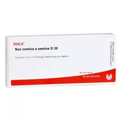 NUX VOMICA E semine D 30 ampul, 10X1 ml