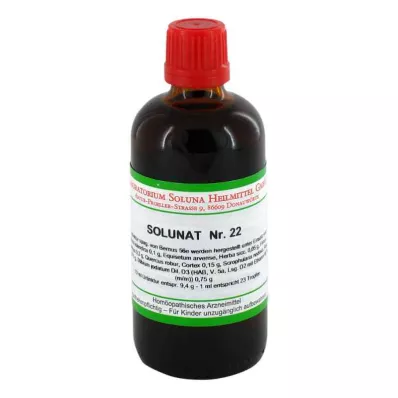 SOLUNAT Kapljice št. 22, 100 ml