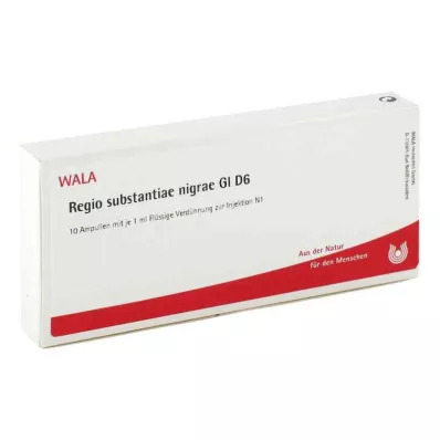 REGIO substantiae nigrae GL D 6 ampul, 10X1 ml REGIO substantiae nigrae GL D 6 ampul, 10X1 ml