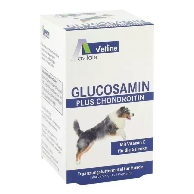 GLUCOSAMIN+CHONDROITIN Kapsule za pse, 120 kosov