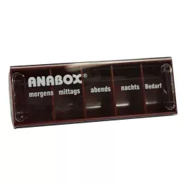 ANABOX Dnevna škatla rdeča, 1 kos