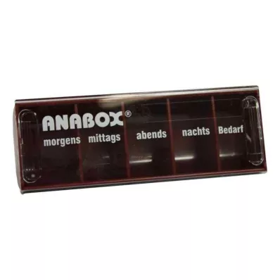ANABOX Dnevna škatla rdeča, 1 kos