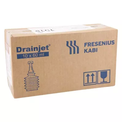 FREKA DRAINJET Fiziološka raztopina 0,9 % ISO, 10X60 ml