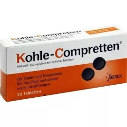 KOHLE Tablete Compretten, 30 kosov