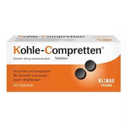 KOHLE Tablete Compretten, 30 kosov