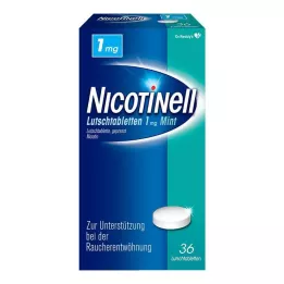 NICOTINELL Pastilke 1 mg meta, 36 kosov