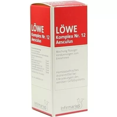LÖWE KOMPLEX Kapljice št. 12 Aesculus, 50 ml