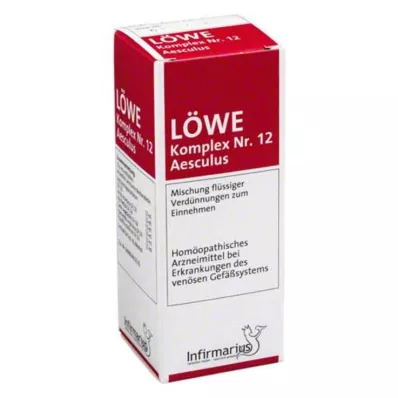 LÖWE KOMPLEX Kapljice št. 12 Aesculus, 50 ml