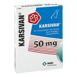 KARSIVAN 50 filmsko obloženih tablet za pse, 60 kosov
