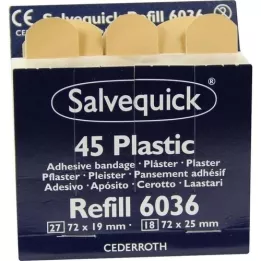 SALVEQUICK Vodoodporni ometni trakovi Refill 6036, 45 kosov