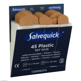 SALVEQUICK Vodoodporni ometni trakovi Refill 6036, 45 kosov