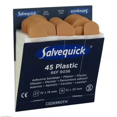 SALVEQUICK Vodoodporni ometni trakovi Refill 6036, 45 kosov